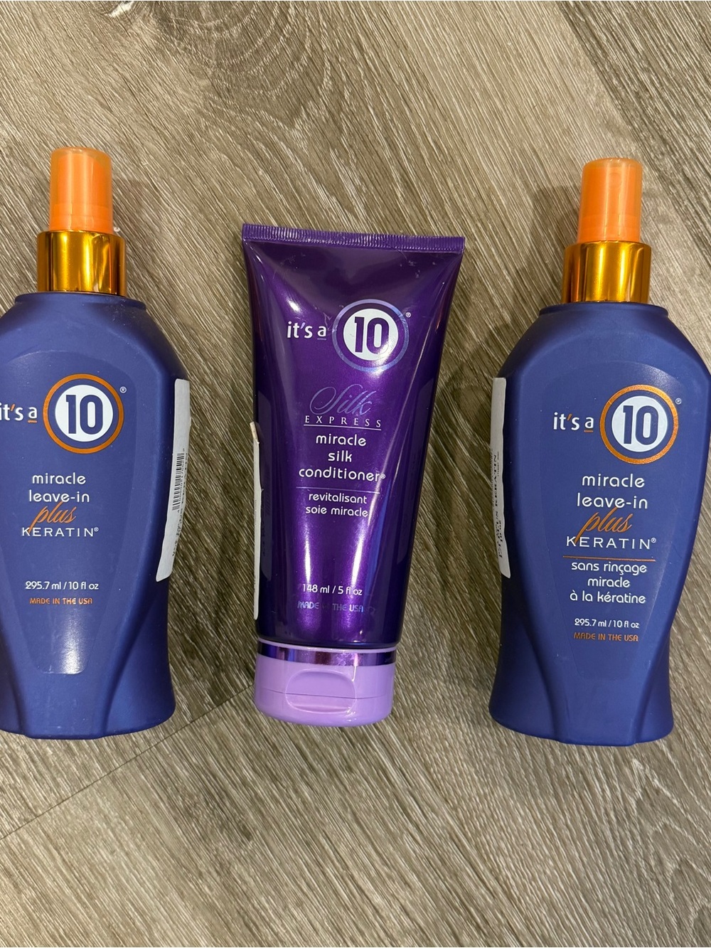 NEW It’s a 10 Keratin Leave-In + Silk Conditioner Bundle (3 Pc)